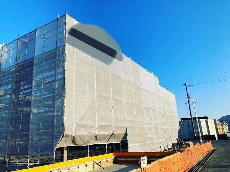 新設先行足場 施工写真4